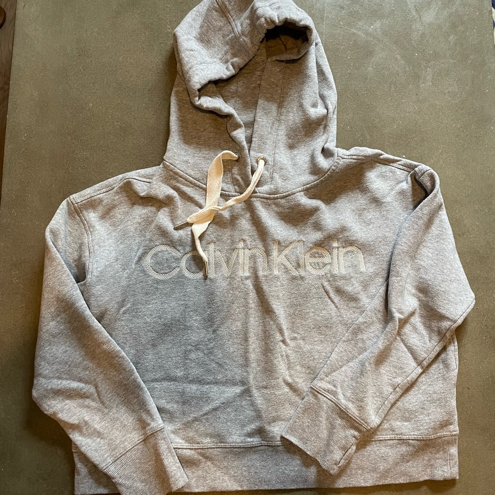 Calvin Klein Performance Cropped Hoodie Size Medium